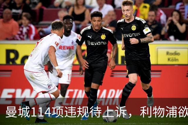 曼城114项违规待上诉，利物浦欲截胡沙利文